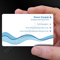 Full Colour Plastic Business Card Example 02