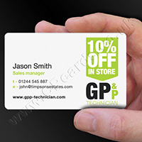 Full Colour Plastic Business Card Example 16