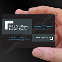 Full Colour Plastic Business Card Example 37