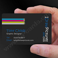 Full Colour Plastic Business Card Example 41
